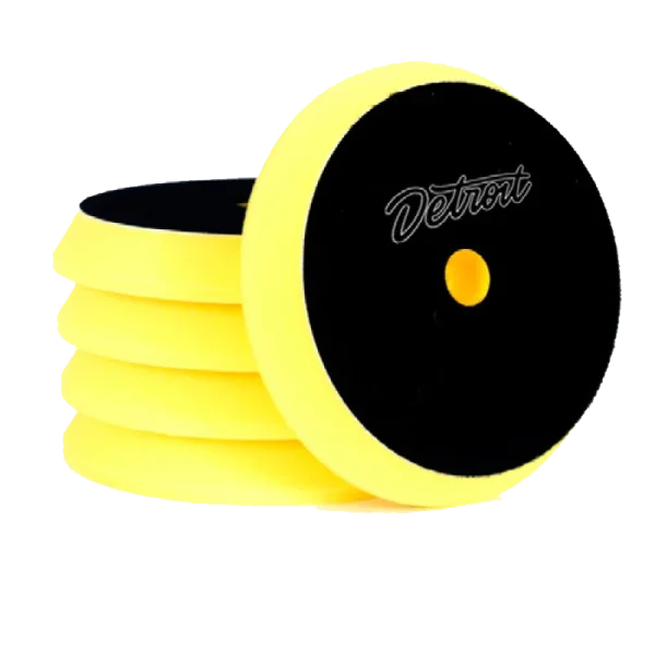 Detroit Polierpad Foam pad yellow cutting Box