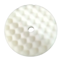 Unikum Polierschwamm weich waffel weiß Ø 125 mm
