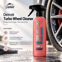Detroit Turbo Wheel Cleaner Felgenreiniger Konzentrat