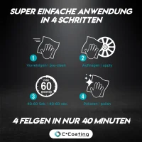 C²Coating Felgenversiegelung Keramik 25ml