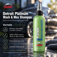Detroit Platinum Wash & Wax Shampoo Konzentrat
